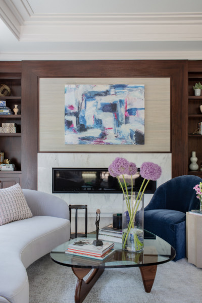Greater Boston Ma Living Room Vivian Robins Design